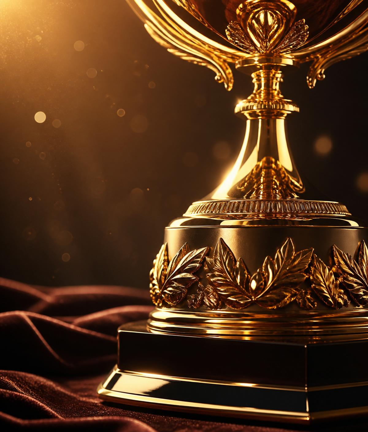 Troféu dourado